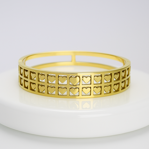 Eternal Love Gold Bracelet & Ring Set