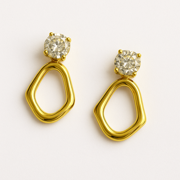 Eterna Glow Crystal Drop Earrings