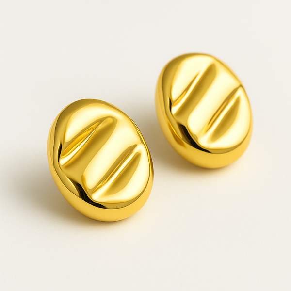 Lustra Bold Dome Stud Earrings