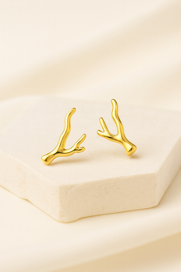 Coral Bloom Studs