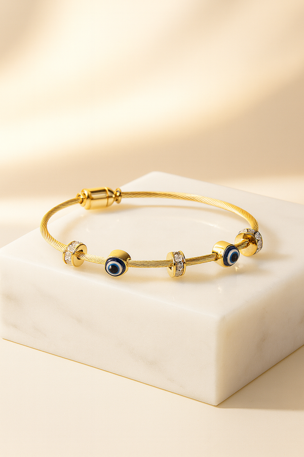 Aura Shield Evil Eye Bracelet