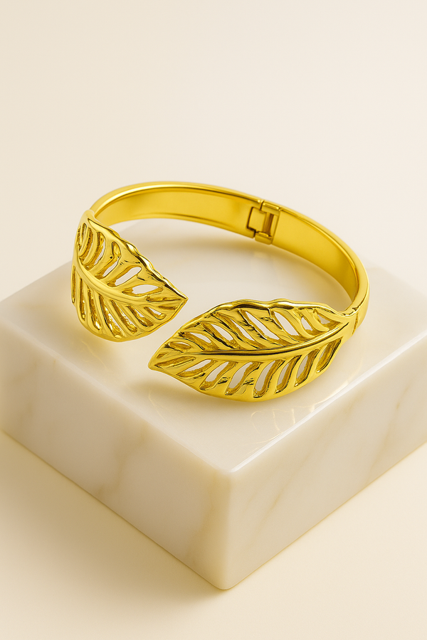 Golden Leaf Harmony Bracelet
