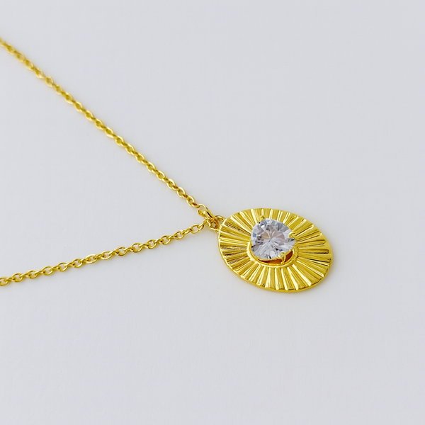 Solar Radiance Pendant Necklace